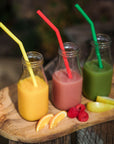 Reusable Silicone Drinking Straws - 6 Pack