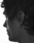 Silver Hoop Earrings Ella Edition