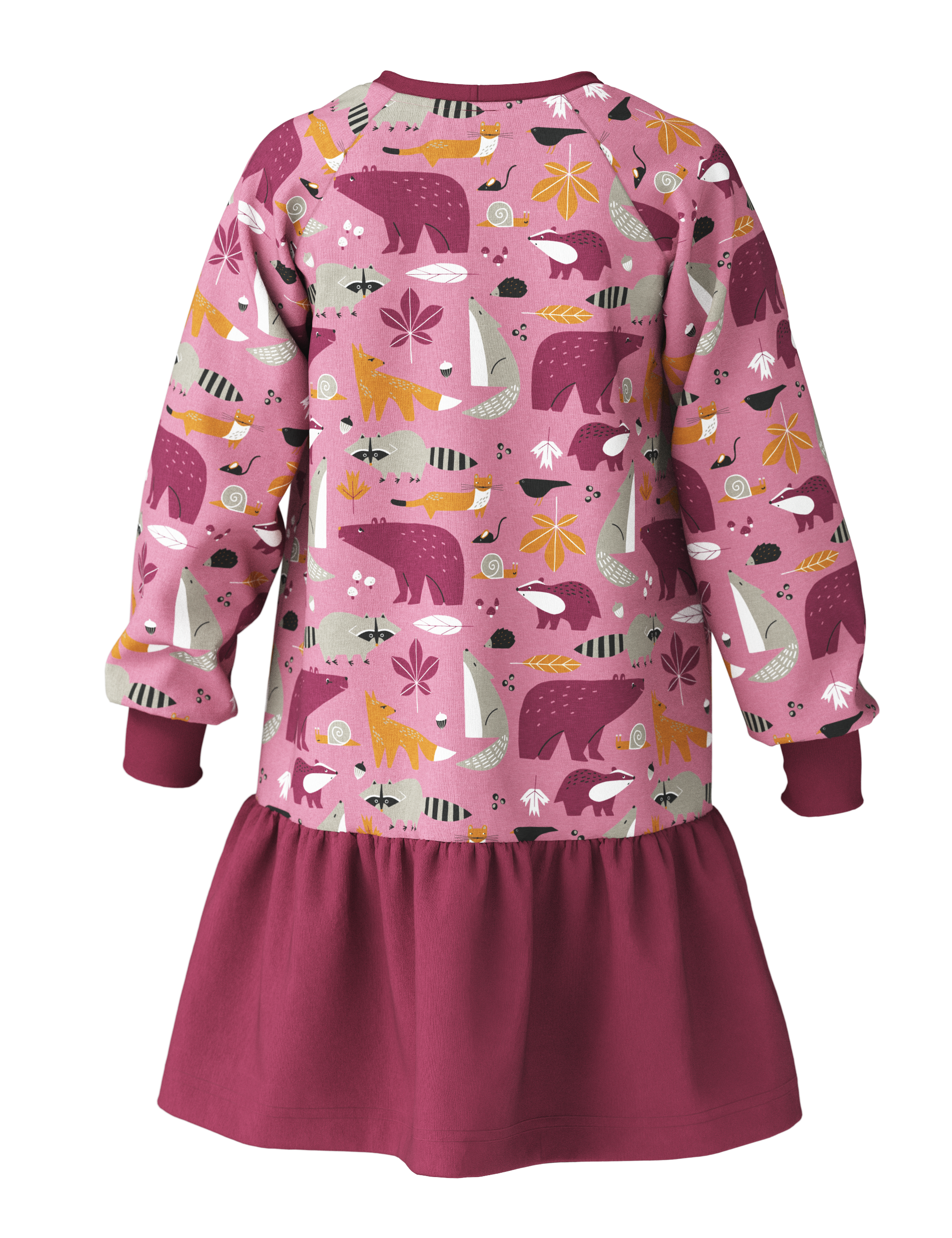 Girls Elora Cotton Blend Dress in Soft Colours