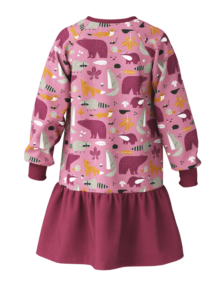 Girls' Elora Cotton Blend Dress - European Craftsmanship