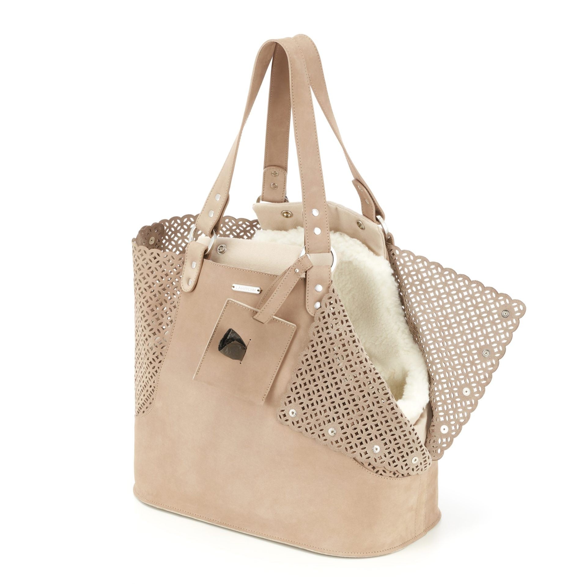 Dog Carrier and Everyday Bag in Nude