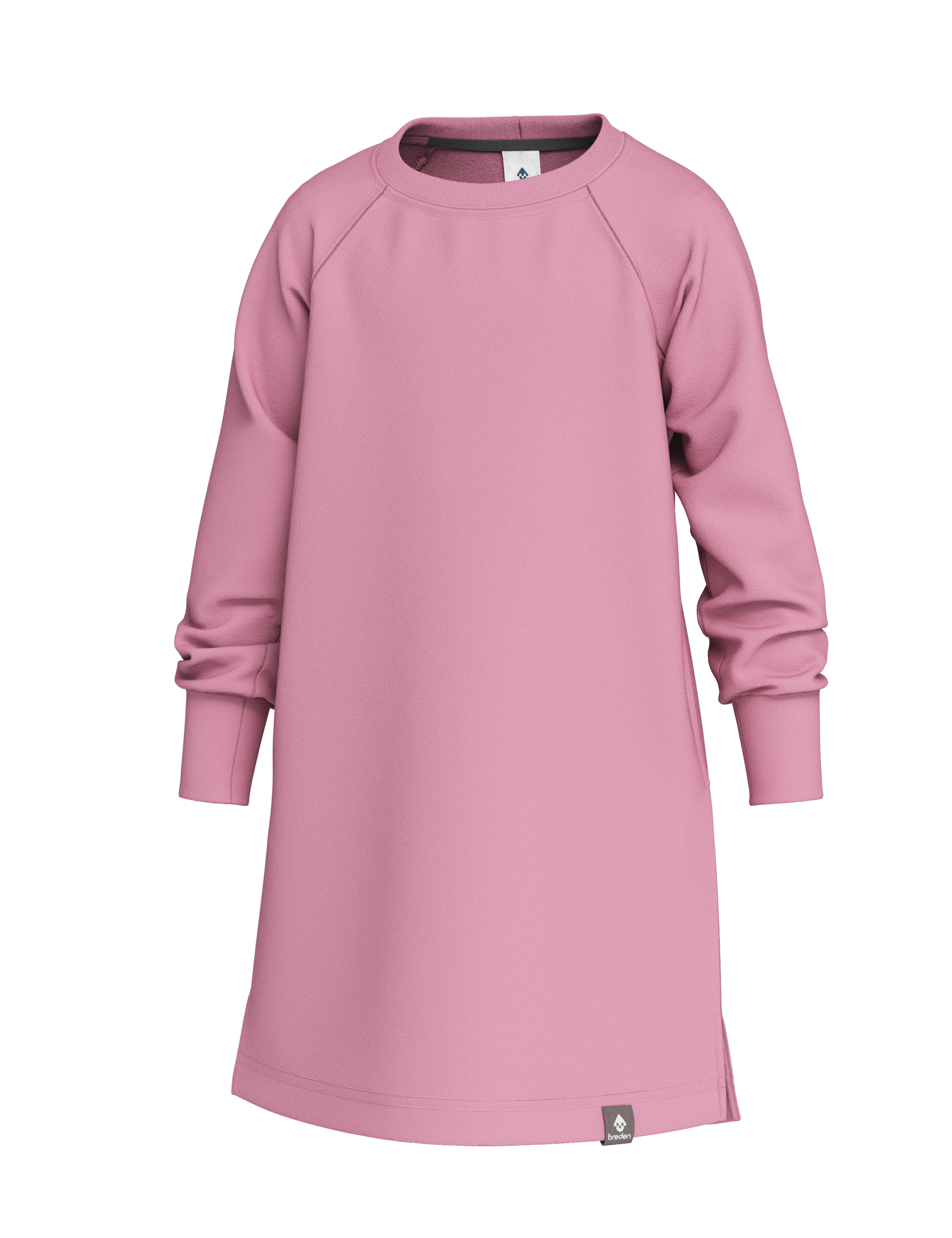 Girls Long Sleeve Sweatshirt Dress