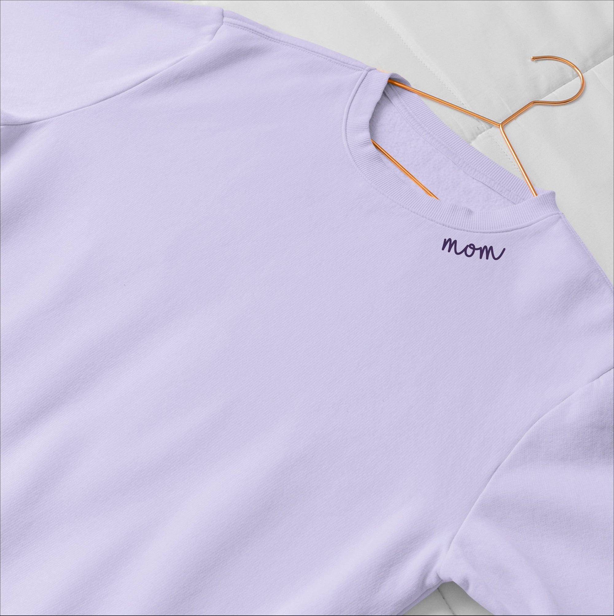 Unisex Organic Cotton Sweatshirt with Embroidered Collar