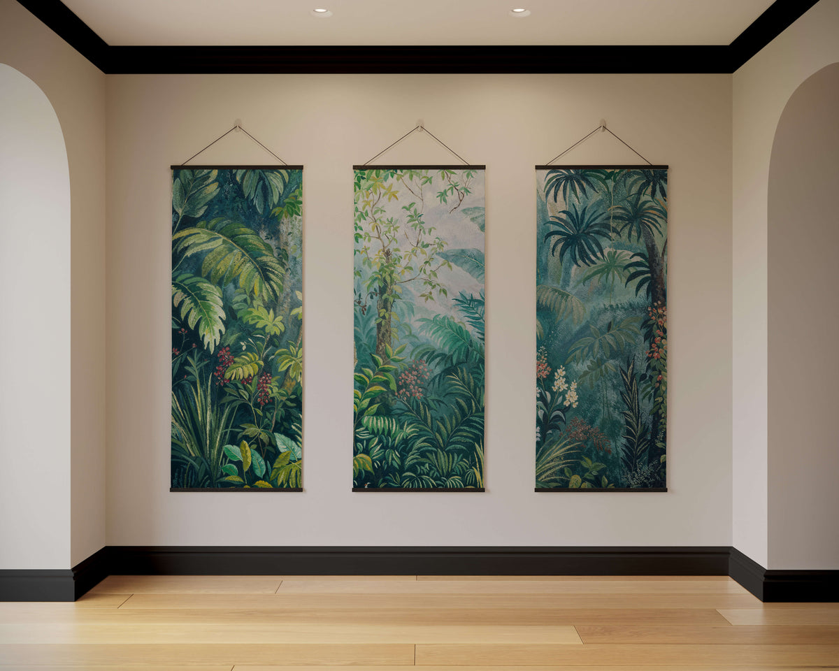 Painted Jungle Tapestry
