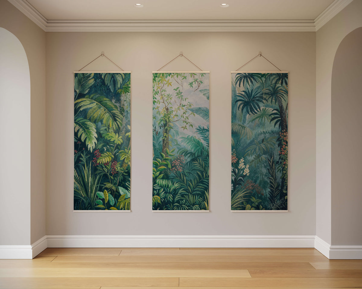 Painted Jungle Tapestry
