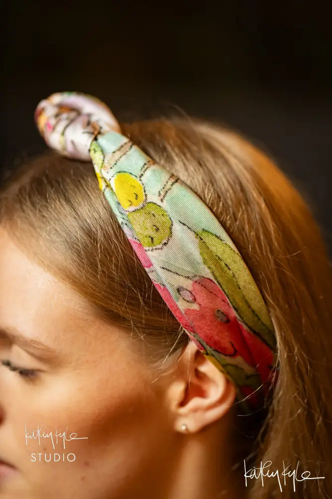 English Bloom Silk Scarf