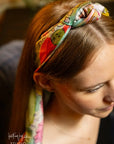 English Bloom Silk Scarf