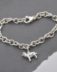 English Cocker Spaniel Silver Dog Charm