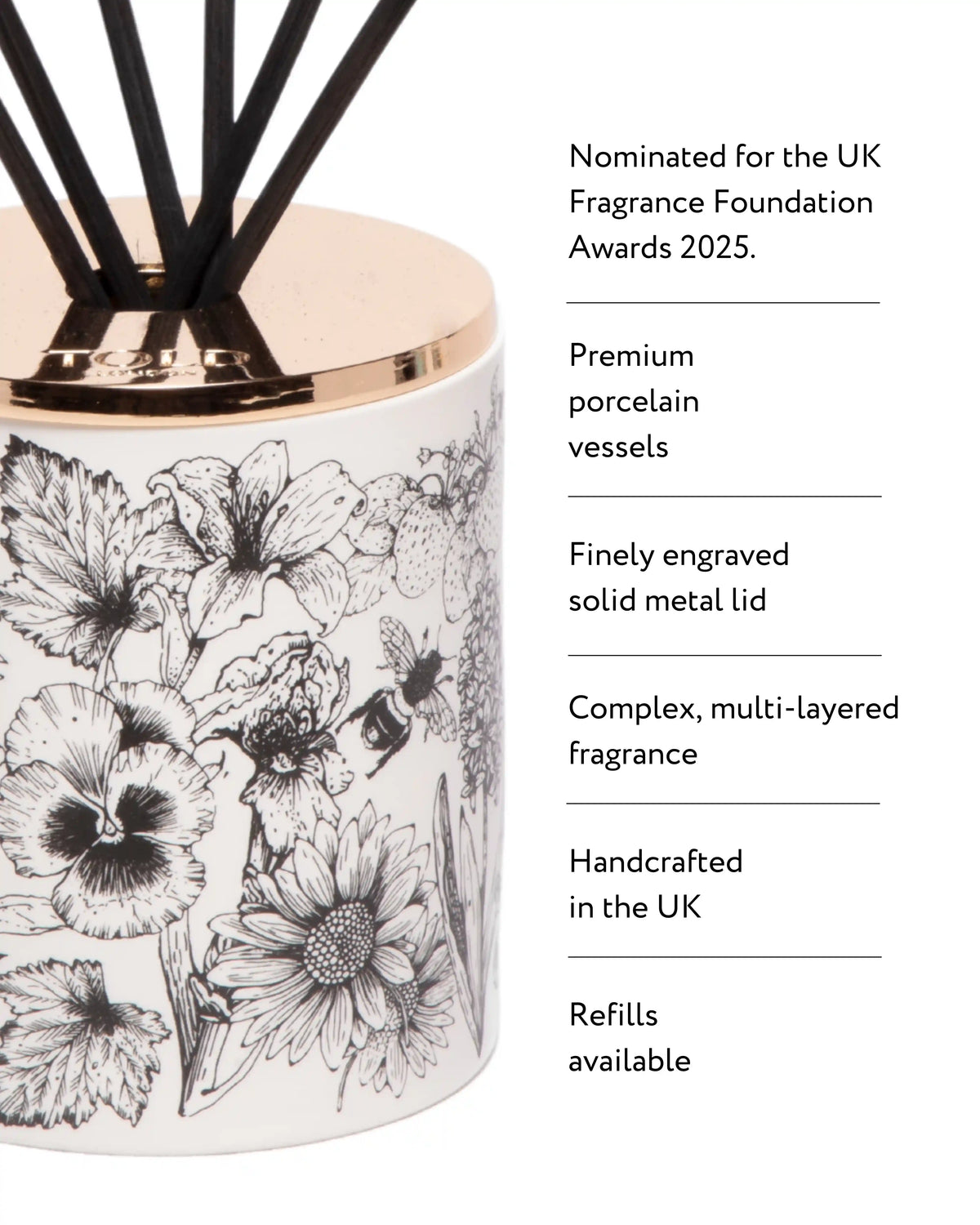 Glorious Gardens, England Diffuser, 200ml