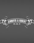 Personalised Wedding Cake Knife & Server Set – Engraved Stainless Steel