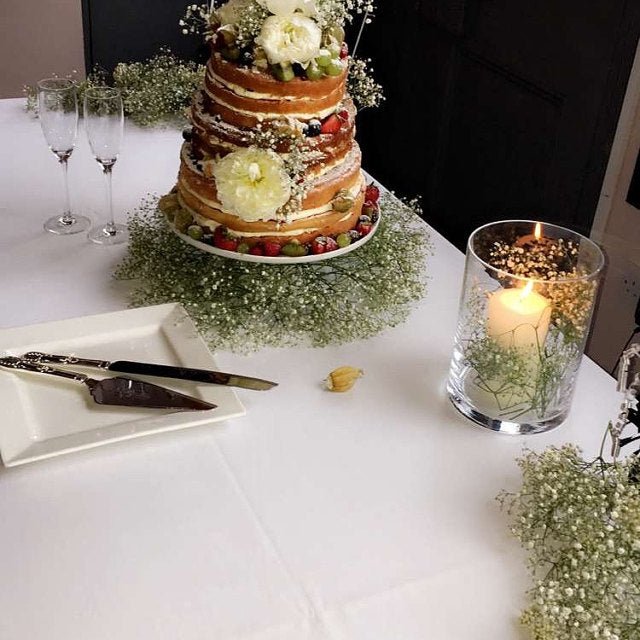 Personalised Wedding Cake Knife &amp; Server Set – Engraved Stainless Steel