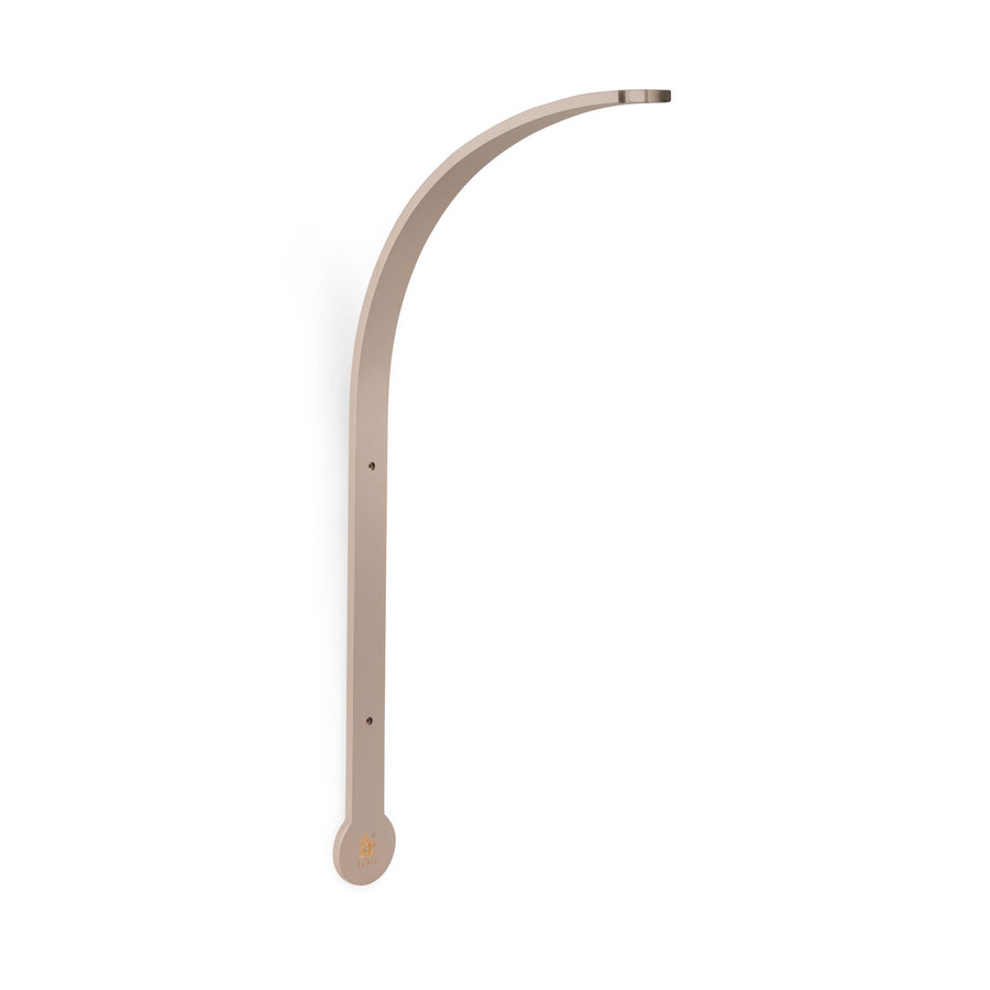 Sebra Jetty Beige wall-mounted canopy holder, premium stylish nursery decor, no ceiling drilling needed by Ella James at brixbailey.com