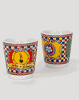 Bialetti X Dolce&Gabbana Sicilian Cart Gift Set (Moka 2 Cup, 2 Cups & Gold Stirrers)