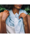 Gauze Linen Two Tone Scarf