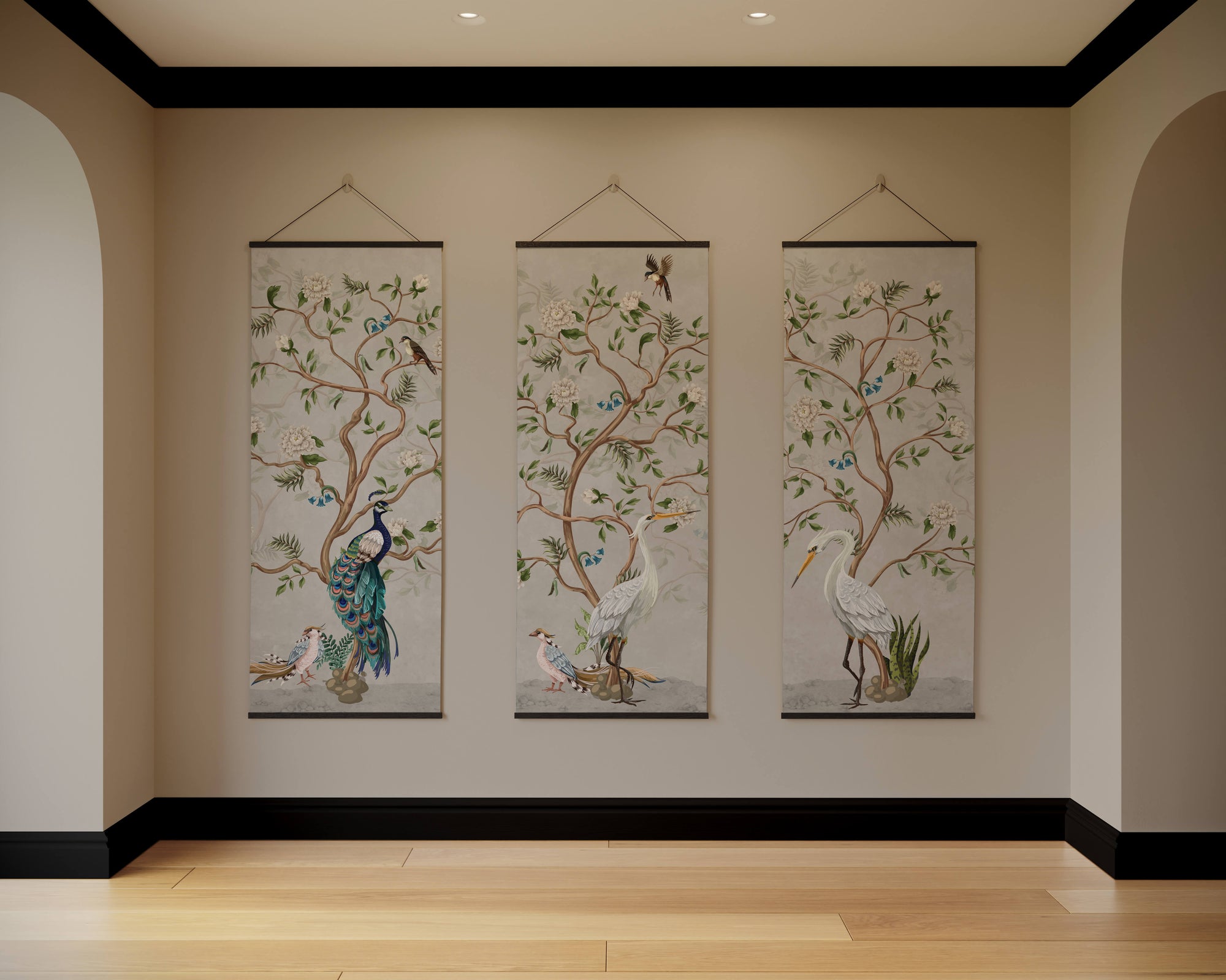 Chinoiserie Bird Tapestry