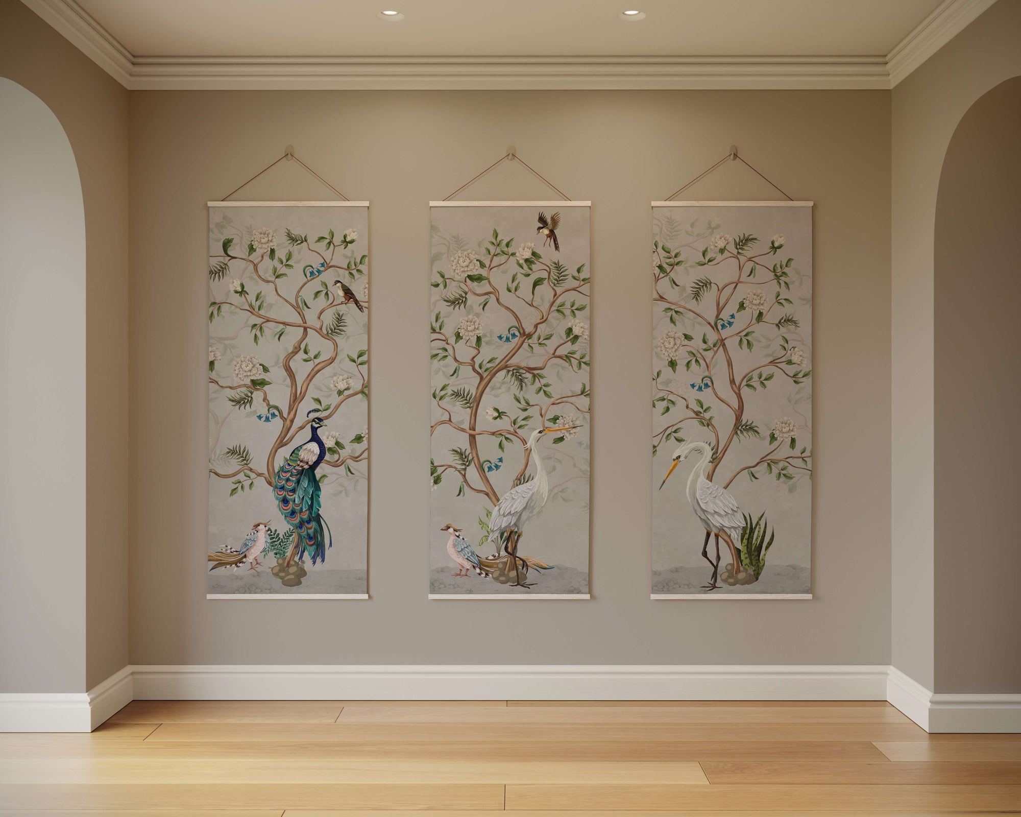 Chinoiserie Bird Tapestry