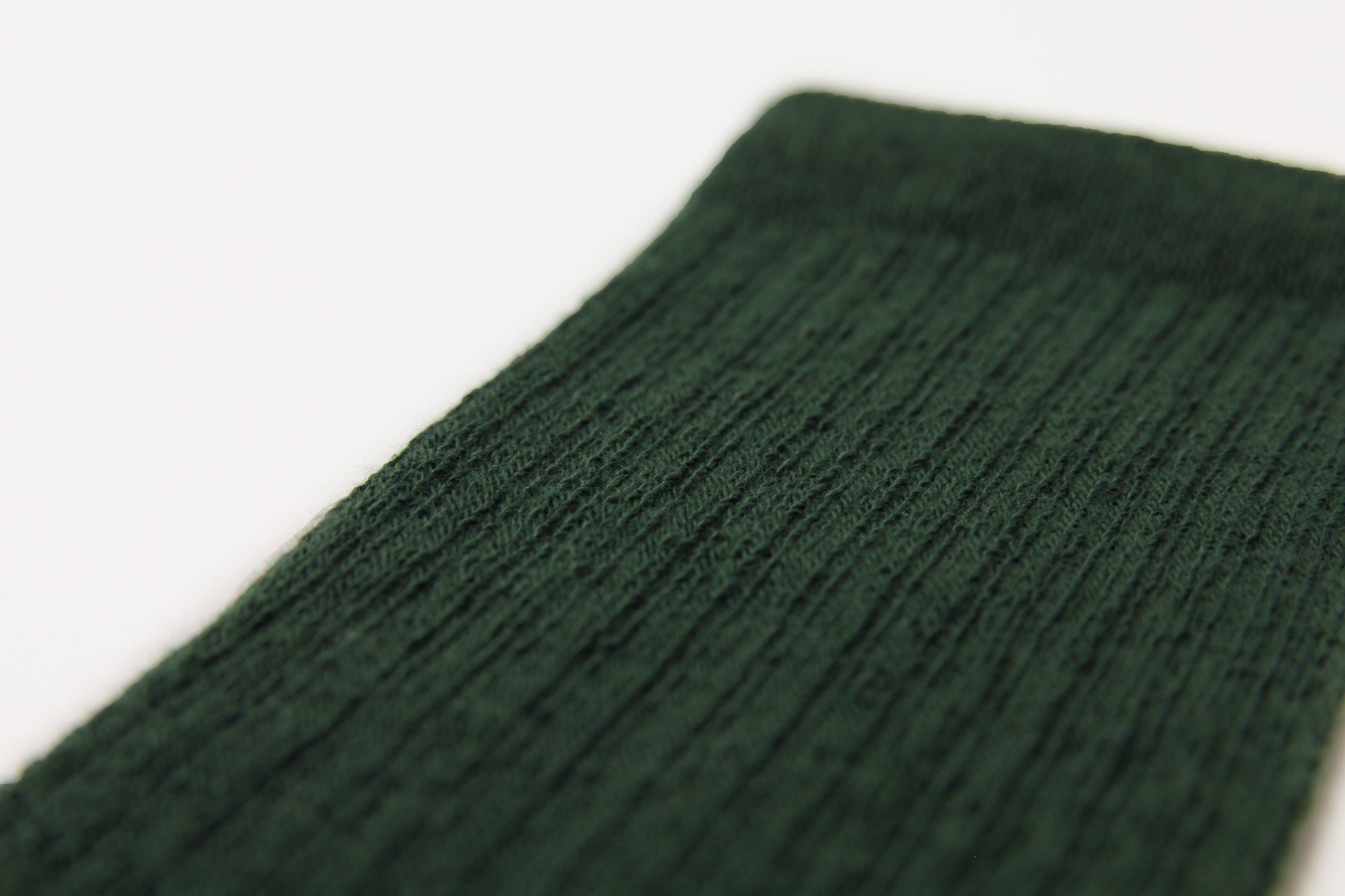 Evergreen Ribbed Crew
