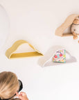 Charming Cloud Shelves for Kids – Cute & Safe Wall Decor by Ewart Woods at www.brixbailey.com
