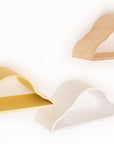 Cloud Shaped Floating Wall Shelves Set of Three