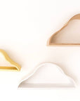 Cloud Shaped Floating Wall Shelves Set of Three