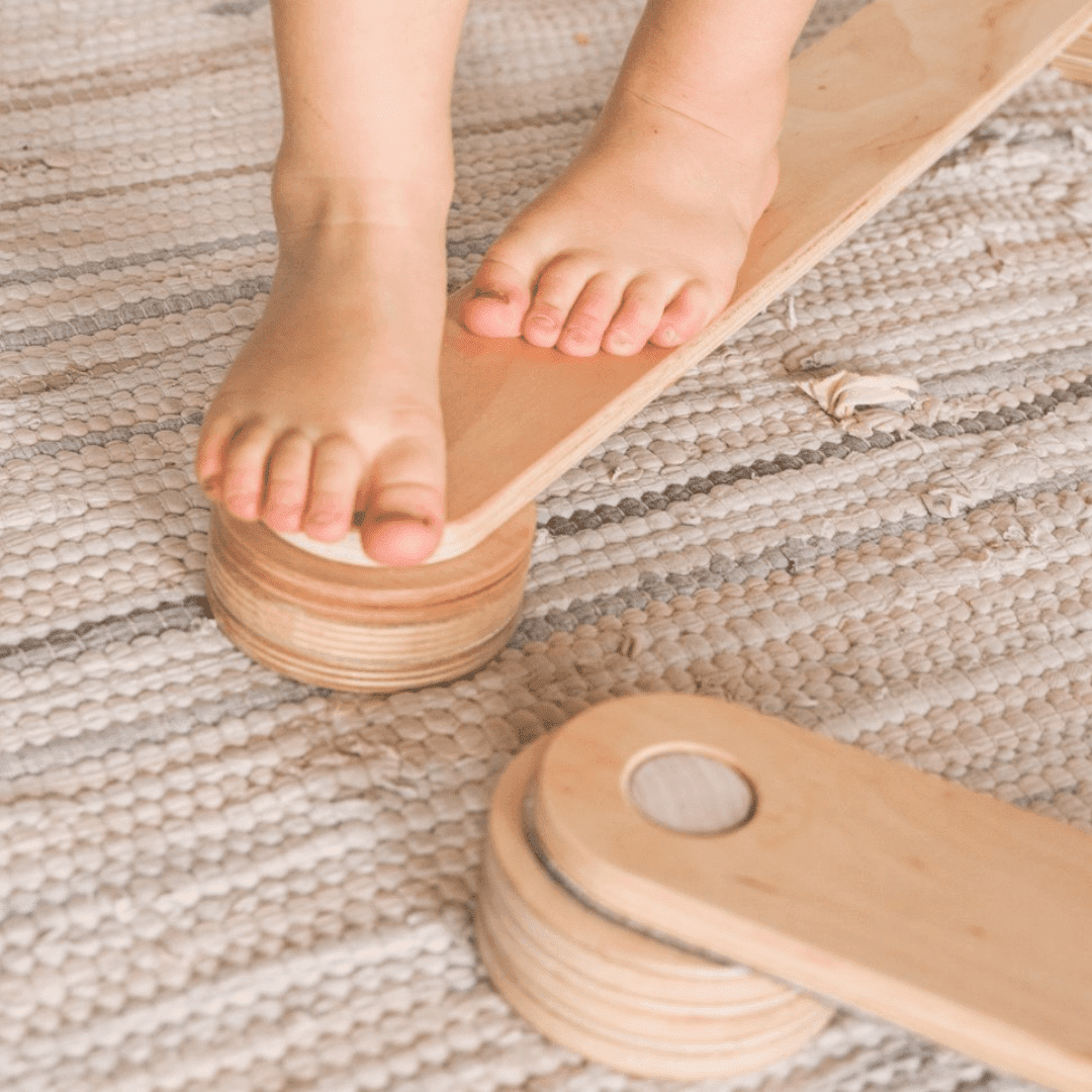 Wooden Balance Beams for Active Play