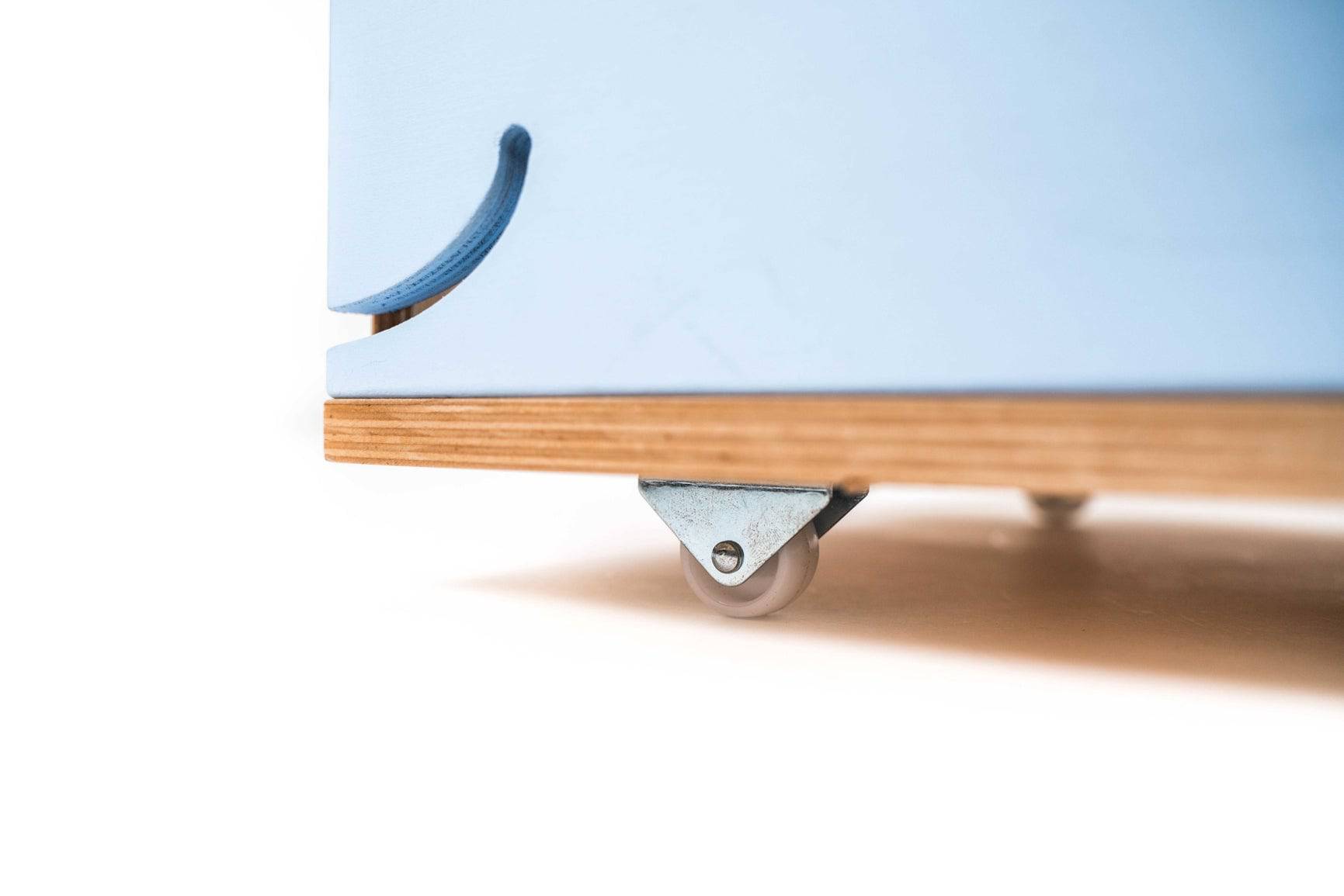 Mobile Wooden Toy Storage Box – Safe &amp; Spacious by Ewart Woods at www.brixbailey.com