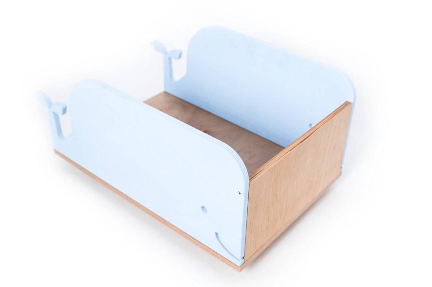 Kids Whale Toy Storage Box with Wheels