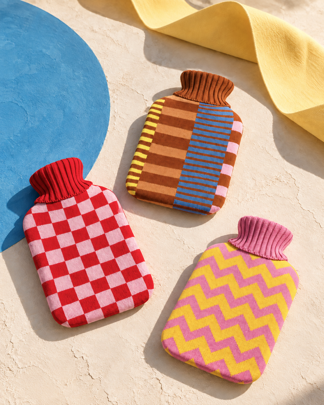 Deconstructed Hot Water Bottle with Cover