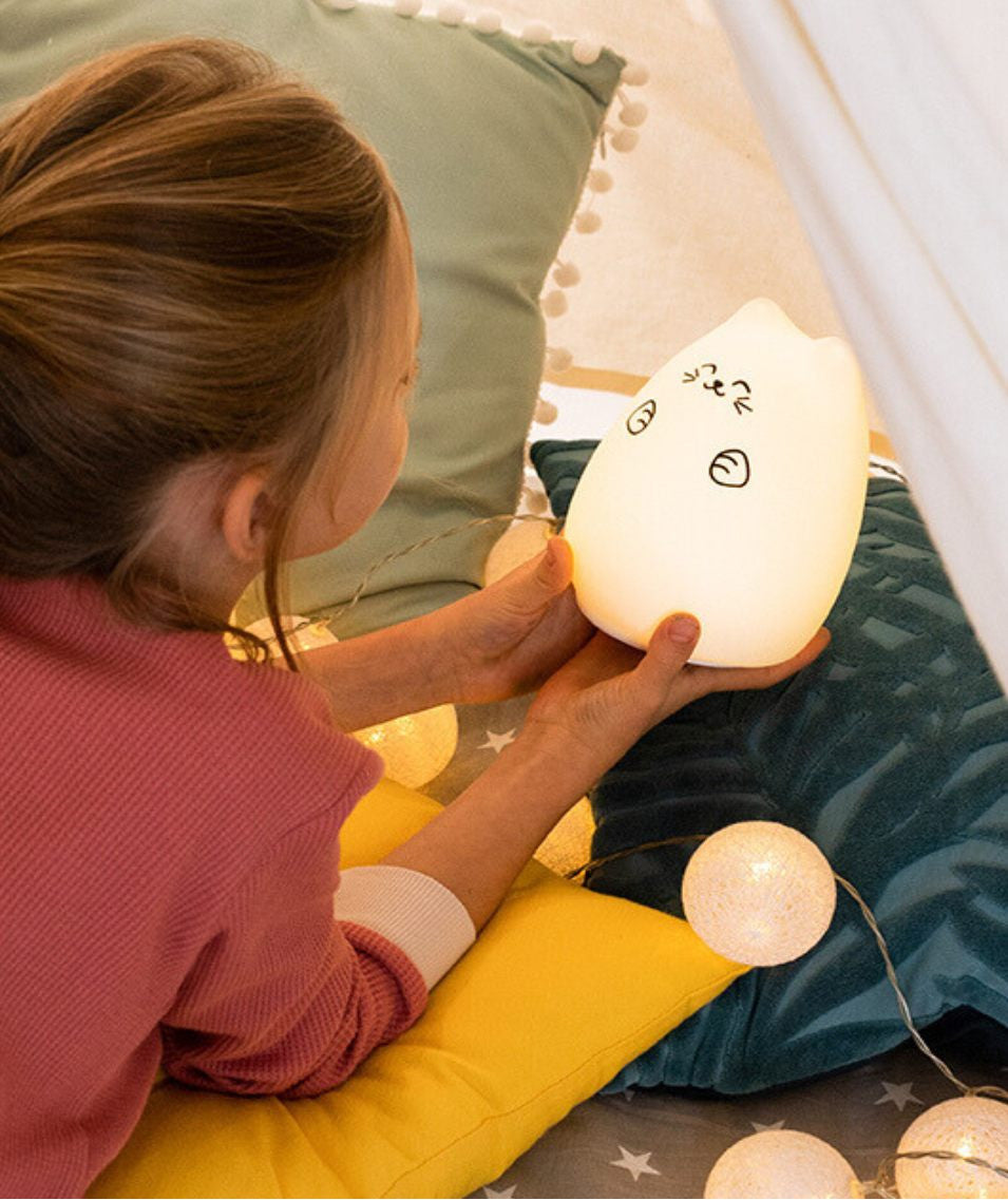 Lucky Catnight Lamp – Soft, Colorful &amp; Child-Safe Night Light by Rabbit &amp; Friends at brixbailey.com