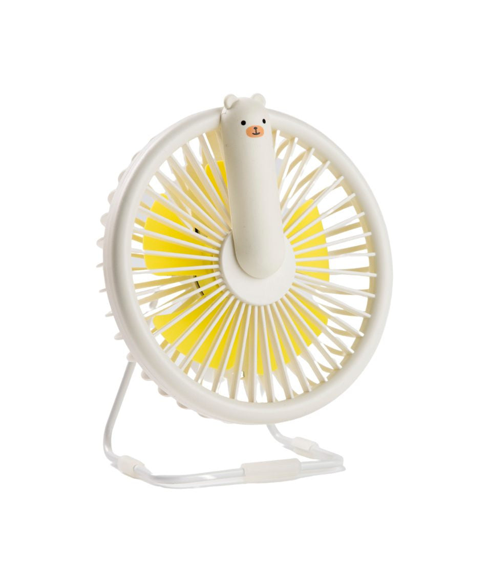 Portable Bear Fan with Night Light – Quiet, Adjustable Speeds by Rabbit &amp; Friends at brixbailey.com