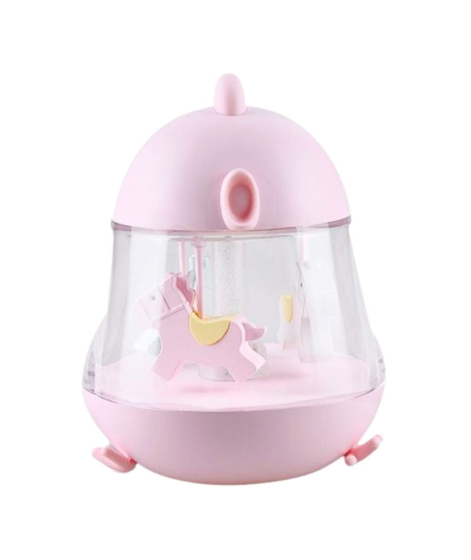Carousel Night Lamp with Music Box – Soothes and Entertains by Rabbit &amp; Friends at brixbailey.com