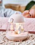 Carousel Night Lamp with Music Box – Soothing & Colorful by Rabbit & Friends at brixbailey.com