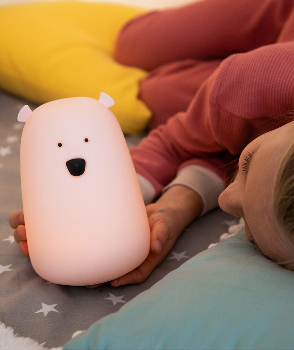 Big Teddy Bear Night Lamp – Safe, Soft LED Light with Remote Control by Rabbit &amp; Friends at brixbailey.com