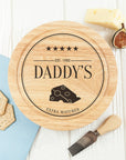 Personalised Extra Mature Wooden Cheese Board Set