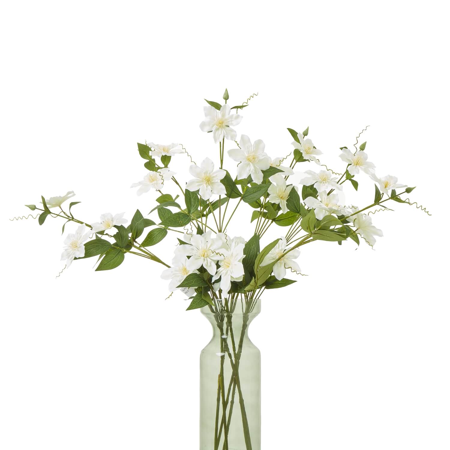 Luxury Cream Pearl Clematis Spray | Elegant Floral Decor
