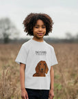 Mischievous Hot Dog Kids' T-Shirt – Small Pup, Big Attitude!