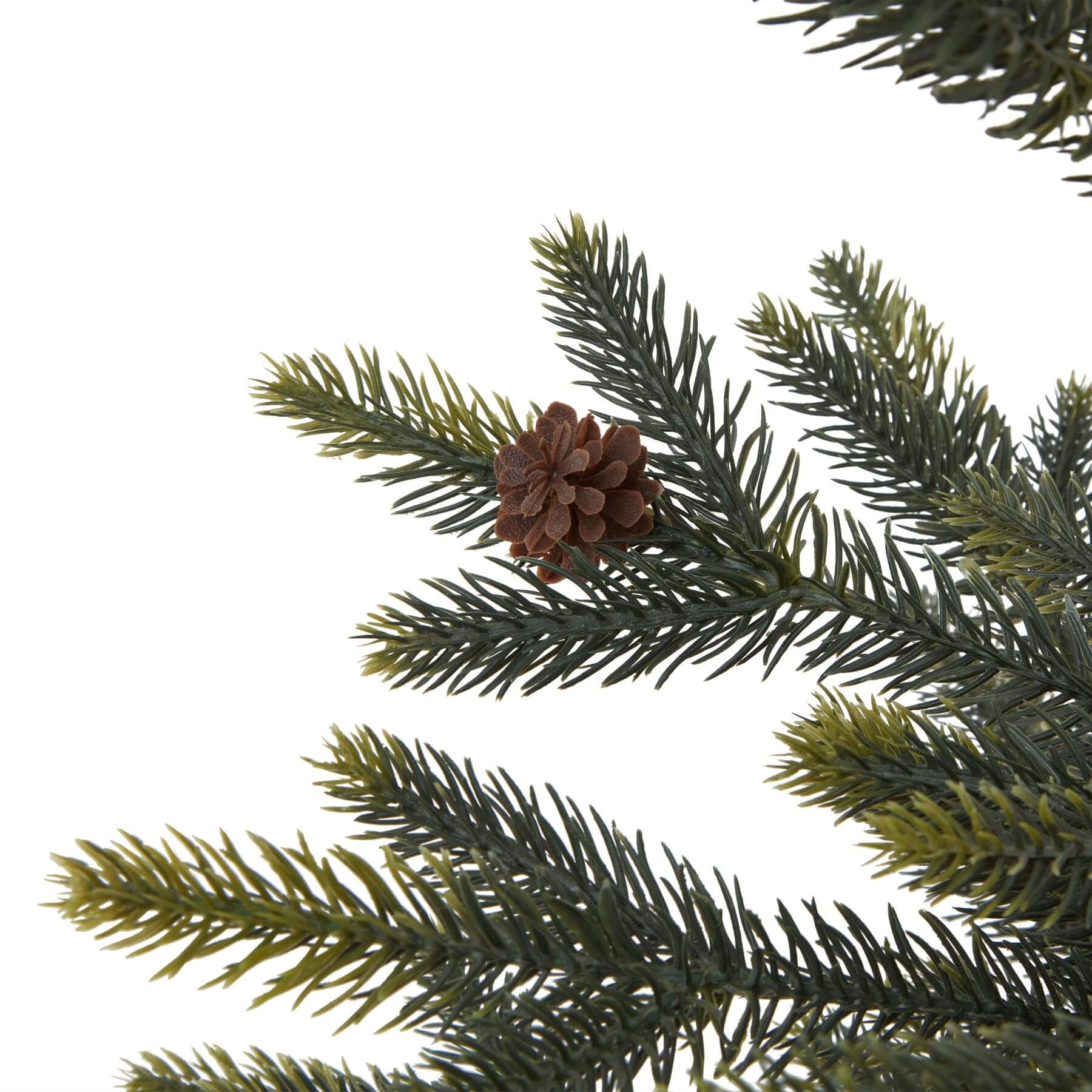Medium Spruce Tree in Wicker Basket