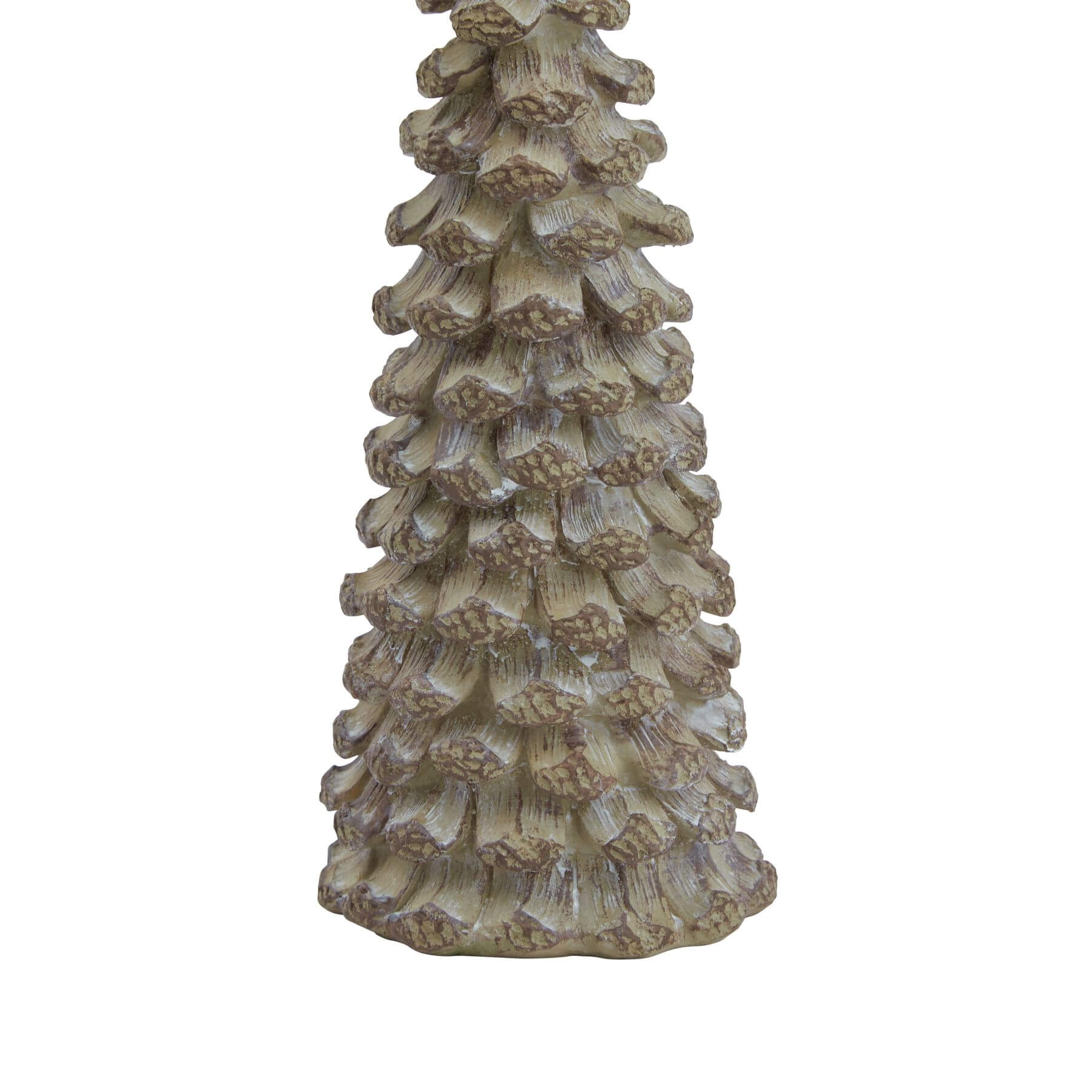 Mini Beige Cedar Tree with Star Topper