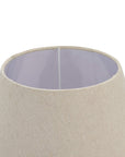Wooden Base Linen Table Lamp