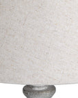 Wooden Table Lamp with Linen Shade