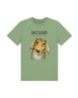 Mischievous Long Haired Hot Dog Kids' T-Shirt – Small Pup, Big Attitude!
