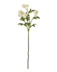 Cream Globe Thistle Artificial Flower Stem