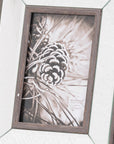 Wood and Mirror Frame 4 x 6 for Stylish Décor
