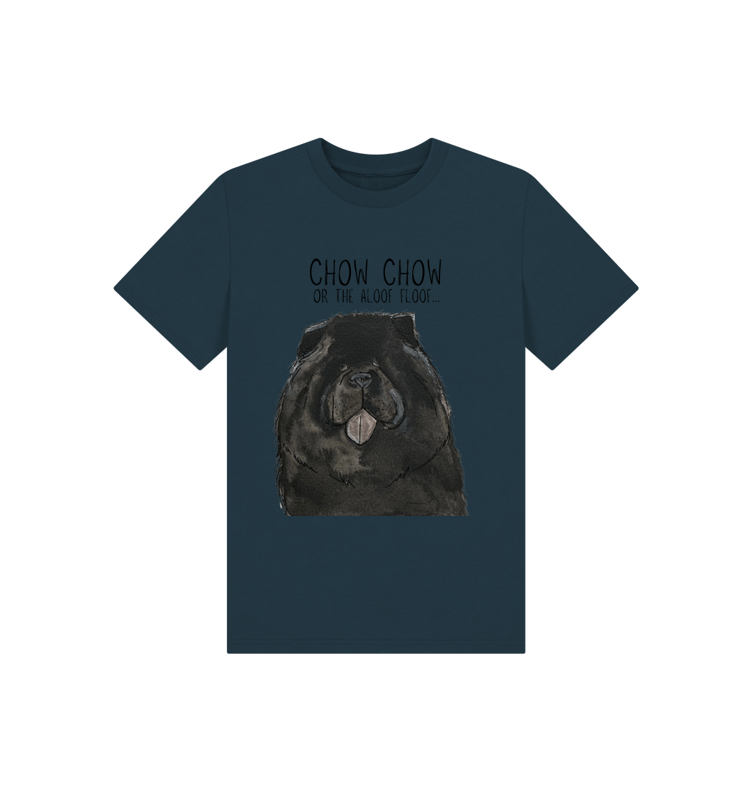 Adorable Black Chow Chow Children's T-Shirt – Cute Dog-Themed Kids' Tee