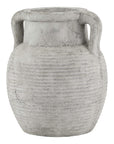 Handcrafted Stone Amphora Pot Athena Style