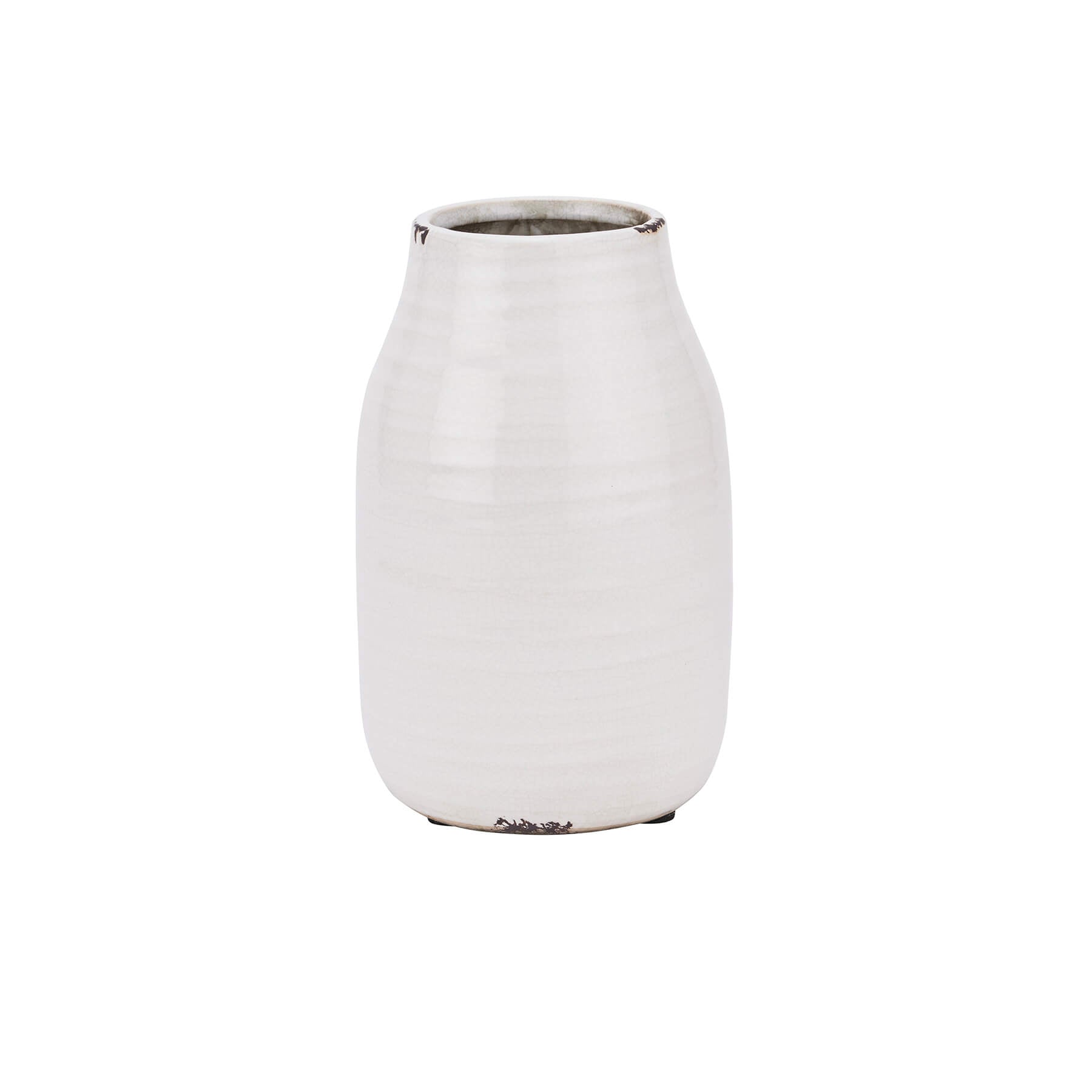 Elegant Garda White Stefanie Vase | Modern Home Decor