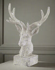 Stone Effect Stag Ornament for a Touch of Country Marvel