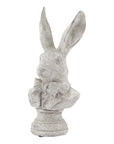 Stone Effect Tuxedo Hare Figurine
