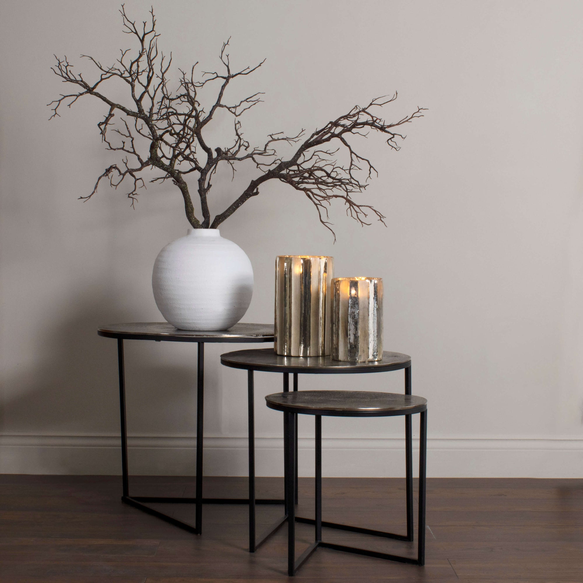 Tall Faux Woodland Branch with Natural Finish