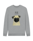 Pug or Snorty Potato? Men's Crew Neck Sweatshirt for Pug Lovers